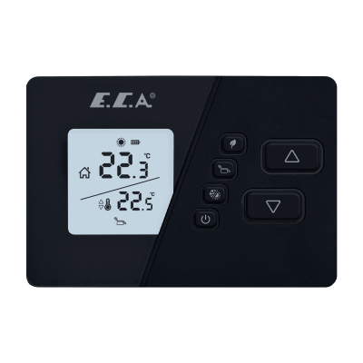 ECA Kablosuz Oda Termostatı Poly Comfort 200B | Konforlu ve Hassas Isı Kontrolü - 1