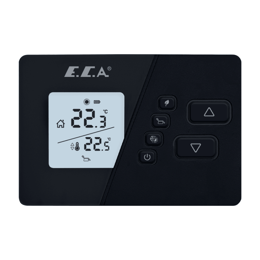 ECA Kablosuz Oda Termostatı Poly Comfort 200B | Konforlu ve Hassas Isı Kontrolü - 1